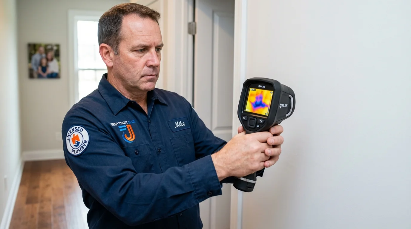 Thermal imaging leak detection by Johns Plumbing LLC in El Dorado Springs